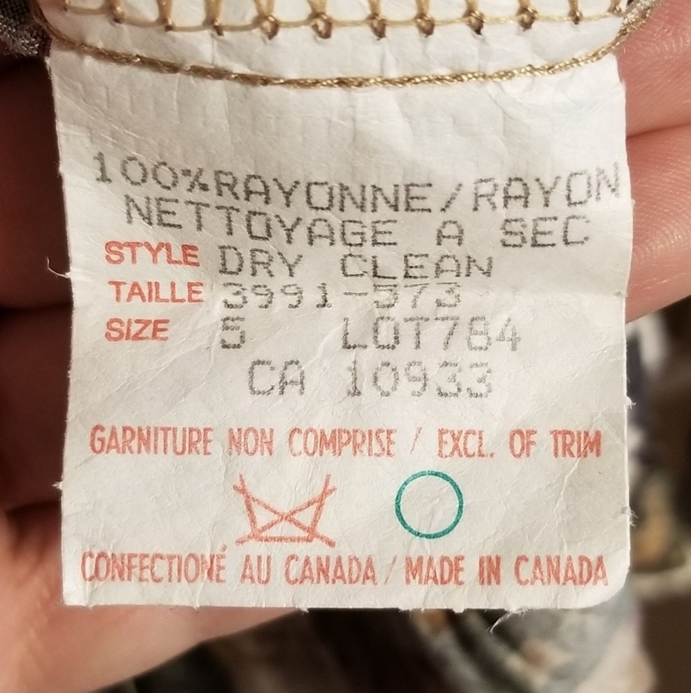 🇨🇦 90s Vintage Earthy Tones Dark Floral Tiered Corset Skirt With Lace Details - Picture 6 of 6